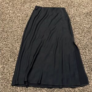 Elegant Black Maxi Skirt